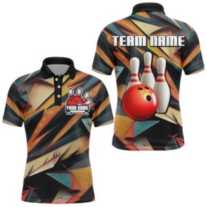 Bowling Shirts Men Custom Bowling Polo Shirt&hellip;