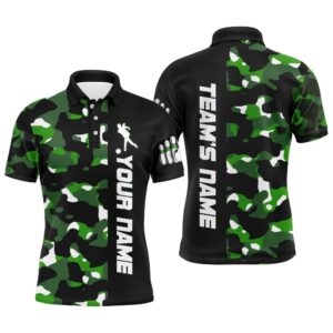 Camo Bowling Polo Shirt For Men And&hellip;