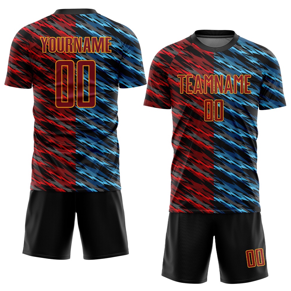 Camo Crimson Black Sublimation Salute To Service Soccer Uniform Jersey, Custom Team Soccer Jersey Shirt Camo Crimson Black Sublimation Salute To Service Soccer Uniform Jersey, Custom Team Soccer Jersey Shirt