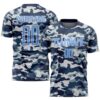 Camo Olive Black Sublimation Salute To Service Soccer Uniform Jersey, Custom Team Soccer Jersey Shirt