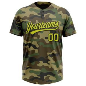 Camo Neon Yellow Black Salute To Service Two Button Unisex Softball Jersey Custom Team Softball Jersey 2 cjk1y2.jpg