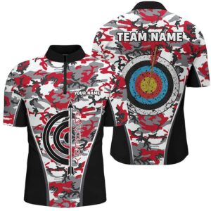 Camo Target Archery Jersey Shirts For Men Archery Jerseys Custom Archery Shirts, Custom Archery Team Shirt
