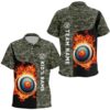 Camouflage Target Archery Polo Shirts, Custom Arrows Archery Team Shirts, Custom Archery Team Polo Shirt