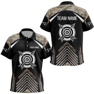 Camouflage Target Archery Polo Shirts, Custom Arrows&hellip;