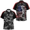 Camouflage Target Archery Polo Shirts, Custom Arrows Archery Team Shirts, Custom Archery Team Polo Shirt