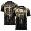 Camo White Royal Sublimation Salute To Service Soccer Uniform Jersey, Custom Team Soccer Jersey Shirt
