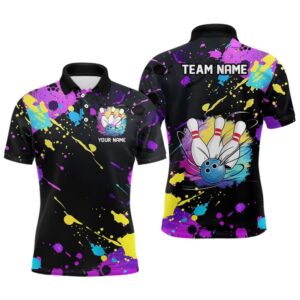 Colorful Bowling Polo Shirts For Men, Bowling&hellip;