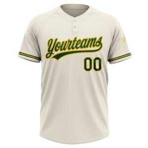 Cream Green Yellow Two Button Unisex Softball Jersey Custom Team Softball Jersey 2 nrvyf3.jpg