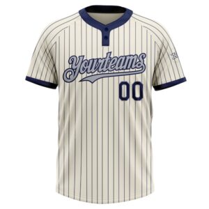 Cream Navy Pinstripe Gray Two Button Unisex Softball Jersey Custom Team Softball Jersey 2 omeglw.jpg