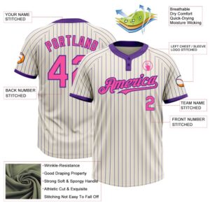 Cream Purple Pinstripe Pink Two Button Unisex Softball Jersey Custom Team Softball Jersey 3 rnb5xe.jpg