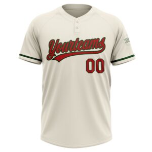 Cream Red Green Two Button Unisex Softball Jersey Custom Team Softball Jersey 2 iqccsh.jpg