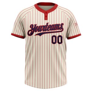 Cream Red Pinstripe Navy Two Button Unisex Softball Jersey Custom Team Softball Jersey 2 pqbyyj.jpg