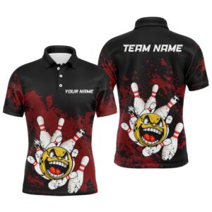 Custom American Bowling Shirt Men Funny Bowling&hellip;