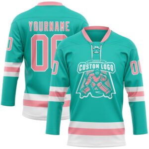 Custom Aqua Medium Pink White Hockey Lace Neck Jersey New Hockey Jersey Personali Sport Team Jersey Shirt 2 yuufll.jpg