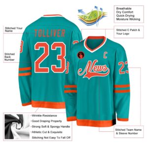 Custom Aqua Orange White Hockey Jersey New Hockey Jersey Personali Sport Team Jersey Shirt 2 ikdwg4.jpg