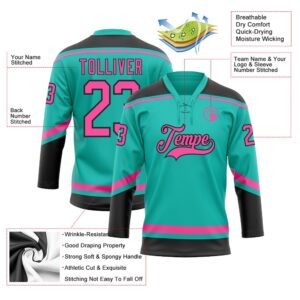 Custom Aqua Pink Black Hockey Lace Neck Jersey New Hockey Jersey Personali Sport Team Jersey Shirt 3 oac5ml.jpg