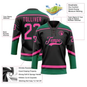 Custom Black Pink Kelly Green Hockey Lace Neck Jersey New Hockey Jersey Personali Sport Team Jersey Shirt 3 lnmqdz.jpg