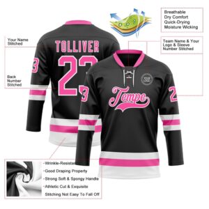 Custom Black Pink White Hockey Lace Neck Jersey New Hockey Jersey Personali Sport Team Jersey Shirt 3 xxontl.jpg