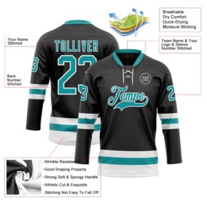 Custom Black Teal White Hockey Lace Neck Jersey New Hockey Jersey Personali Sport Team Jersey Shirt 3 yuk8ux.jpg