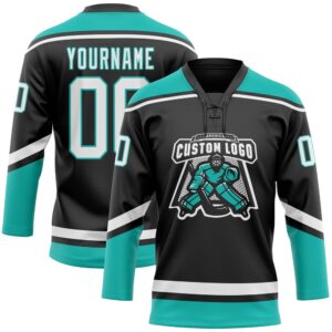 Custom Black White Aqua Hockey Lace Neck Jersey New Hockey Jersey Personali Sport Team Jersey Shirt 2 ec9l2t.jpg