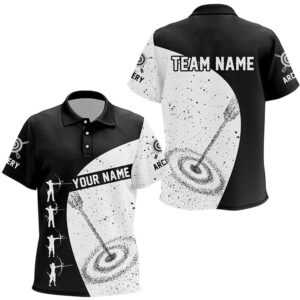 Custom Black White Archery Silhouettes Grunge Style&hellip;