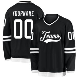 Custom Black White Hockey Jersey, New Hockey&hellip;