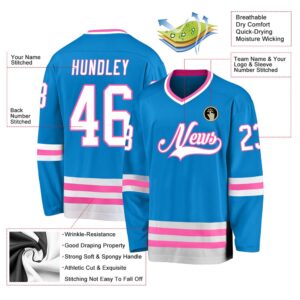 Custom Blue White Pink Hockey Jersey New Hockey Jersey Personali Sport Team Jersey Shirt 2 oqikj5.jpg