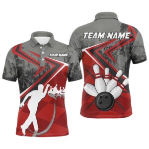 Custom Bowling Polo Shirt For Men Bowling&hellip;