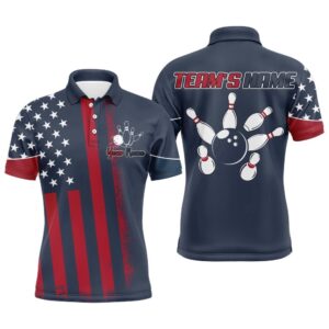 Custom Bowling Polo Shirt Men American Bowling&hellip;