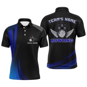 Custom Bowling Shirt For Men, Blue &&hellip;