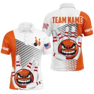 Custom Bowling Shirt Funny Bowling Polo Shirt&hellip;