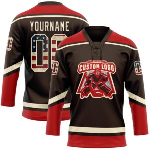 Custom Brown Vintage USA Flag Cream Red Hockey Lace Neck Jersey New Hockey Jersey Personali Sport Team Jersey Shirt 2 h7xhjk.jpg