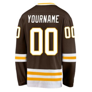 Custom Brown White Gold Hockey Jersey New Hockey Jersey Personali Sport Team Jersey Shirt 3 gyvetl.jpg