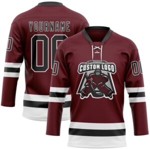 Custom Burgundy Black White Hockey Lace Neck Jersey New Hockey Jersey Personali Sport Team Jersey Shirt 2 hhlill.jpg