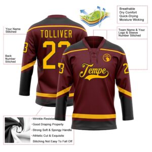 Custom Burgundy Gold Black Hockey Lace Neck Jersey New Hockey Jersey Personali Sport Team Jersey Shirt 3 poz9fc.jpg