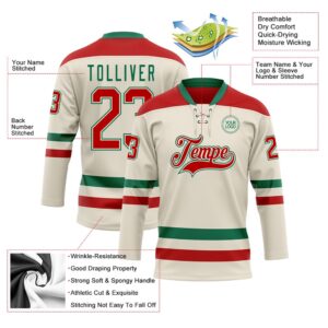 Custom Cream Red Kelly Green Hockey Lace Neck Jersey New Hockey Jersey Personali Sport Team Jersey Shirt 3 tjvolr.jpg