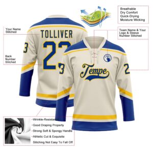 Custom Cream Royal Yellow Hockey Lace Neck Jersey New Hockey Jersey Personali Sport Team Jersey Shirt 3 polnoh.jpg