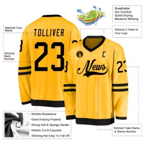 Custom Gold Black Hockey Jersey New Hockey Jersey Personali Sport Team Jersey Shirt 2 eilrcl.jpg