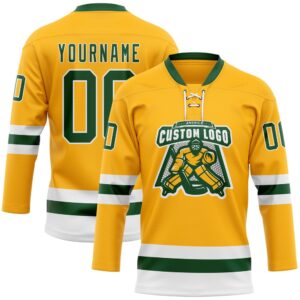 Custom Gold Green White Hockey Lace Neck Jersey New Hockey Jersey Personali Sport Team Jersey Shirt 2 sxwcsm.jpg