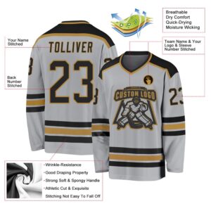 Custom Gray Black Old Gold Hockey Jersey New Hockey Jersey Personali Sport Team Jersey Shirt 3 weuk8g.jpg