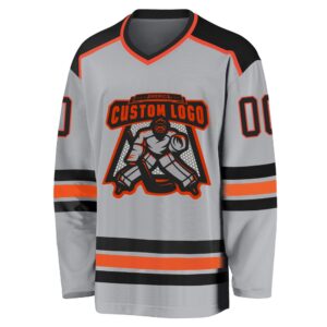 Custom Gray Black Orange Hockey Jersey New Hockey Jersey Personali Sport Team Jersey Shirt 2 m5yeaj.jpg