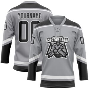 Custom Gray Black White Hockey Lace Neck Jersey New Hockey Jersey Personali Sport Team Jersey Shirt 2 ackk4f.jpg