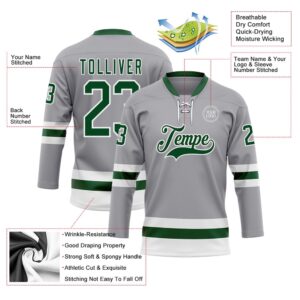 Custom Gray Green White Hockey Lace Neck Jersey New Hockey Jersey Personali Sport Team Jersey Shirt 3 iqa56k.jpg