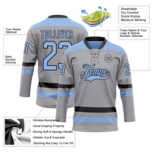 Custom Gray Light Blue Black Hockey Lace Neck Jersey New Hockey Jersey Personali Sport Team Jersey Shirt 3 oa5omd.jpg