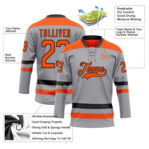Custom Gray Orange Black Hockey Lace Neck Jersey New Hockey Jersey Personali Sport Team Jersey Shirt 3 mq0io9.jpg