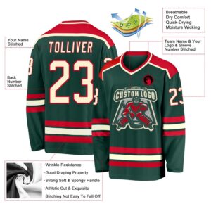 Custom Green Cream Red Hockey Jersey New Hockey Jersey Personali Sport Team Jersey Shirt 3 cbcpdq.jpg