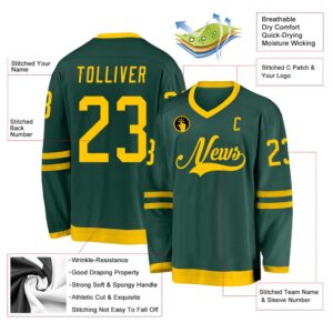 Custom Green Gold Hockey Jersey New Hockey Jersey Personali Sport Team Jersey Shirt 2 rbmoze.jpg