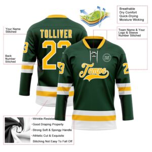 Custom Green Gold White Hockey Lace Neck Jersey New Hockey Jersey Personali Sport Team Jersey Shirt 3 wfafkm.jpg