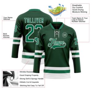 Custom Green Kelly Green White Hockey Lace Neck Jersey New Hockey Jersey Personali Sport Team Jersey Shirt 3 ugfgb9.jpg