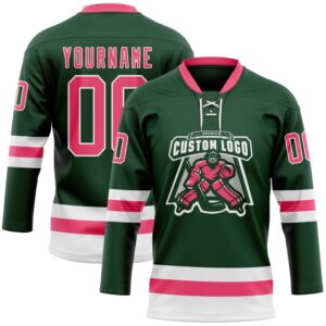 Custom Green Neon Pink White Hockey Lace Neck Jersey New Hockey Jersey Personali Sport Team Jersey Shirt 2 eedt1h.jpg